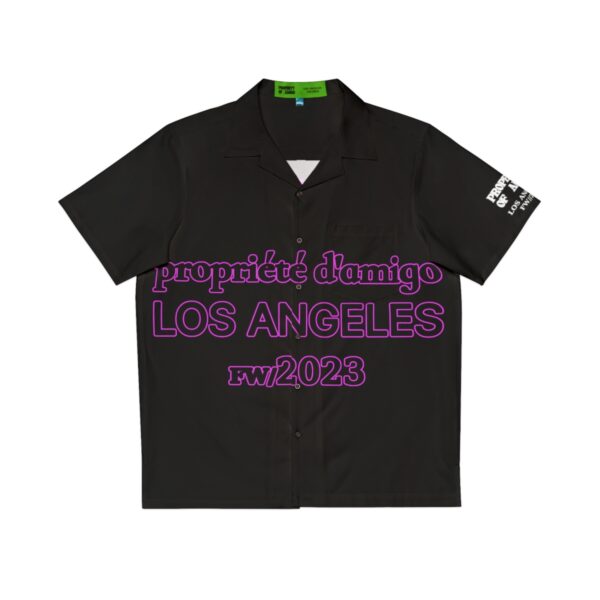 Pink Logo Button Up Shirt - Image 3