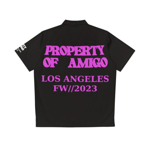 Pink Logo Button Up Shirt - Image 4