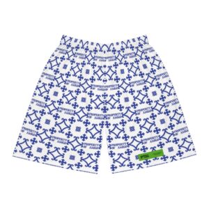 Blue Pattern Shorts