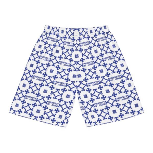 Blue Pattern Shorts - Image 2