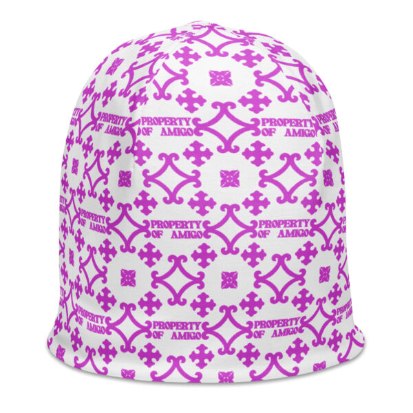 Pink Pattern Beanie - Image 3