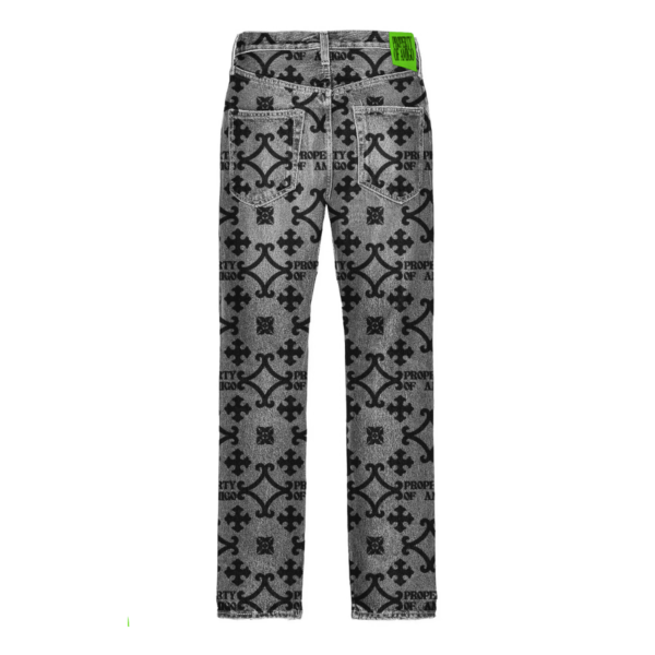 Pattern Jeans (Grey) - Image 2