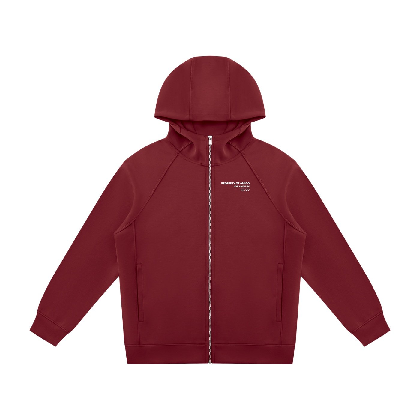 Raglan Zipper Hoodie - Image 9