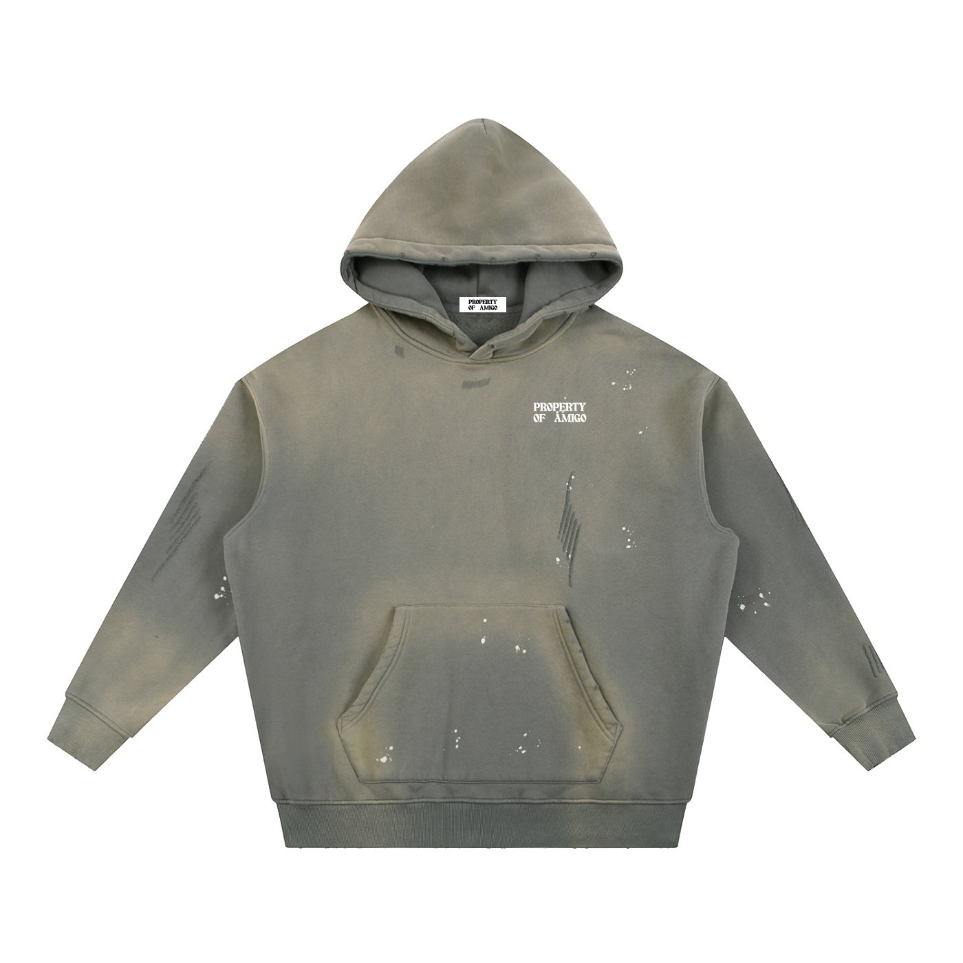 Frayed Fleece Hoodie - Image 3