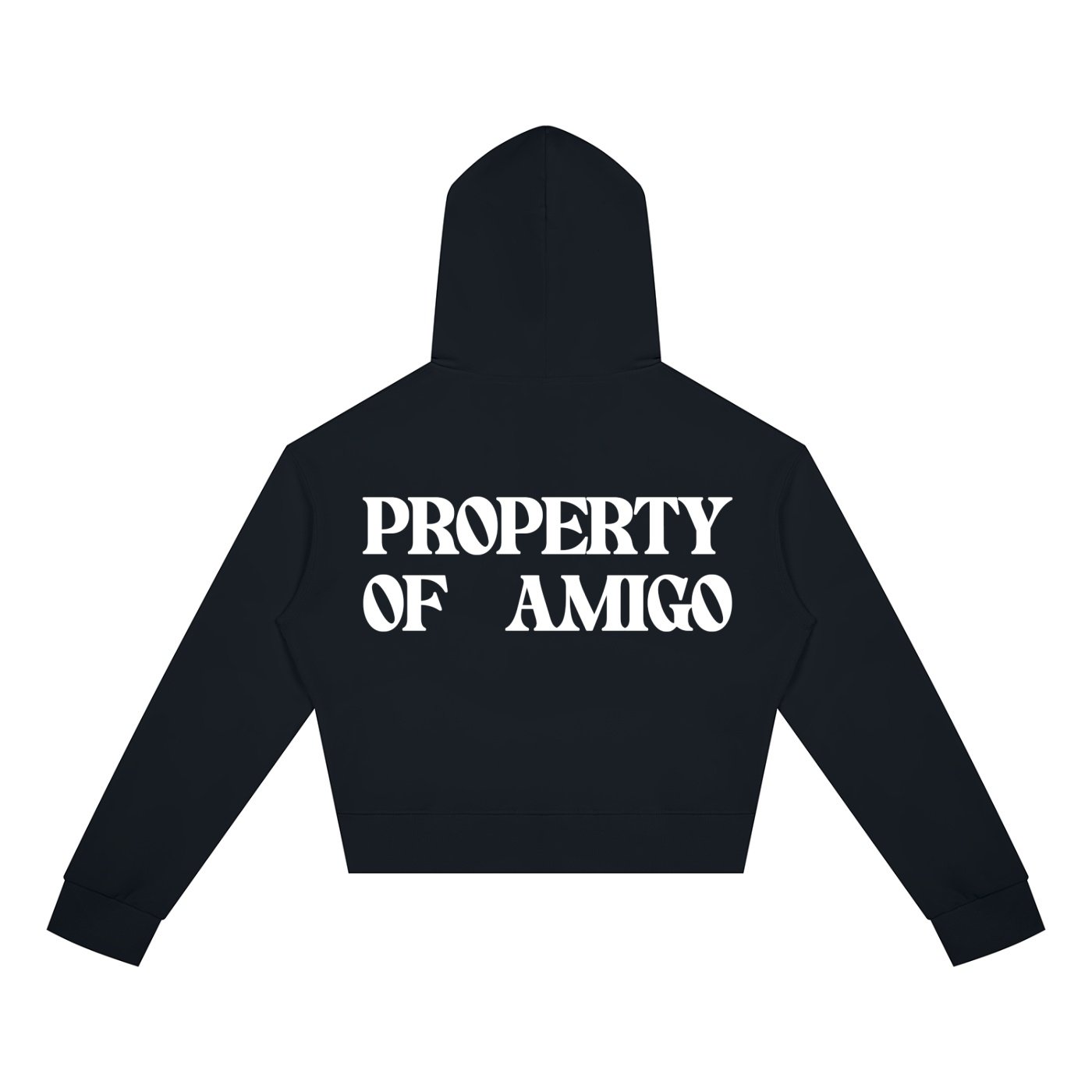 Women's Crop Zipper Hoodie - Image 2