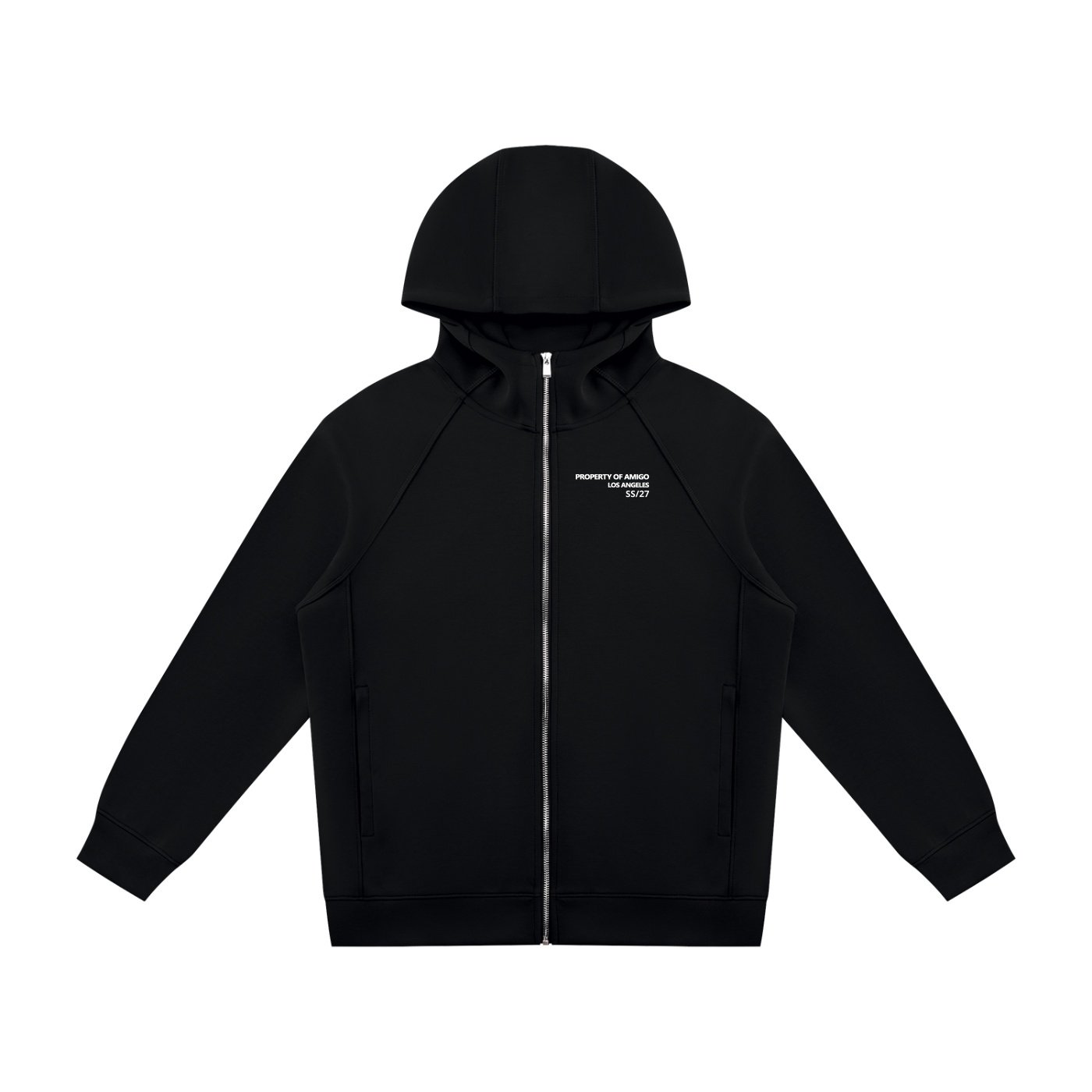 Raglan Zipper Hoodie