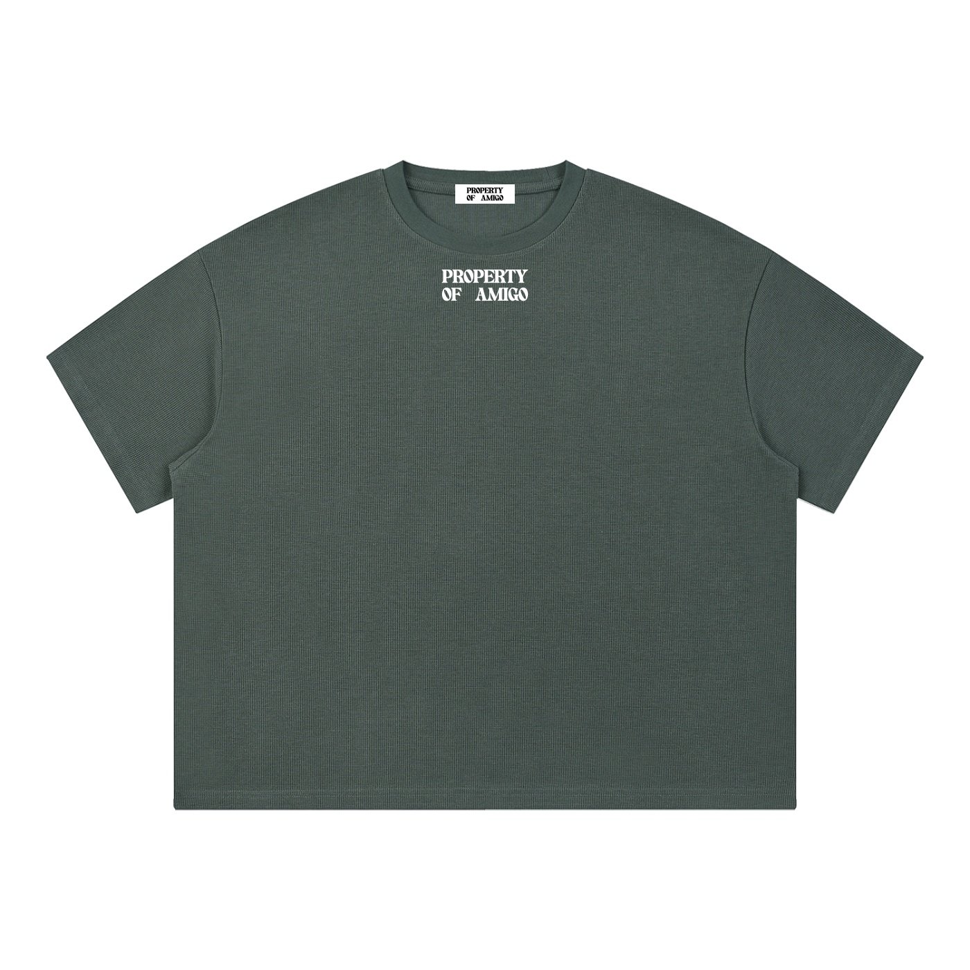 Waffle Texture T-Shirt - Image 9