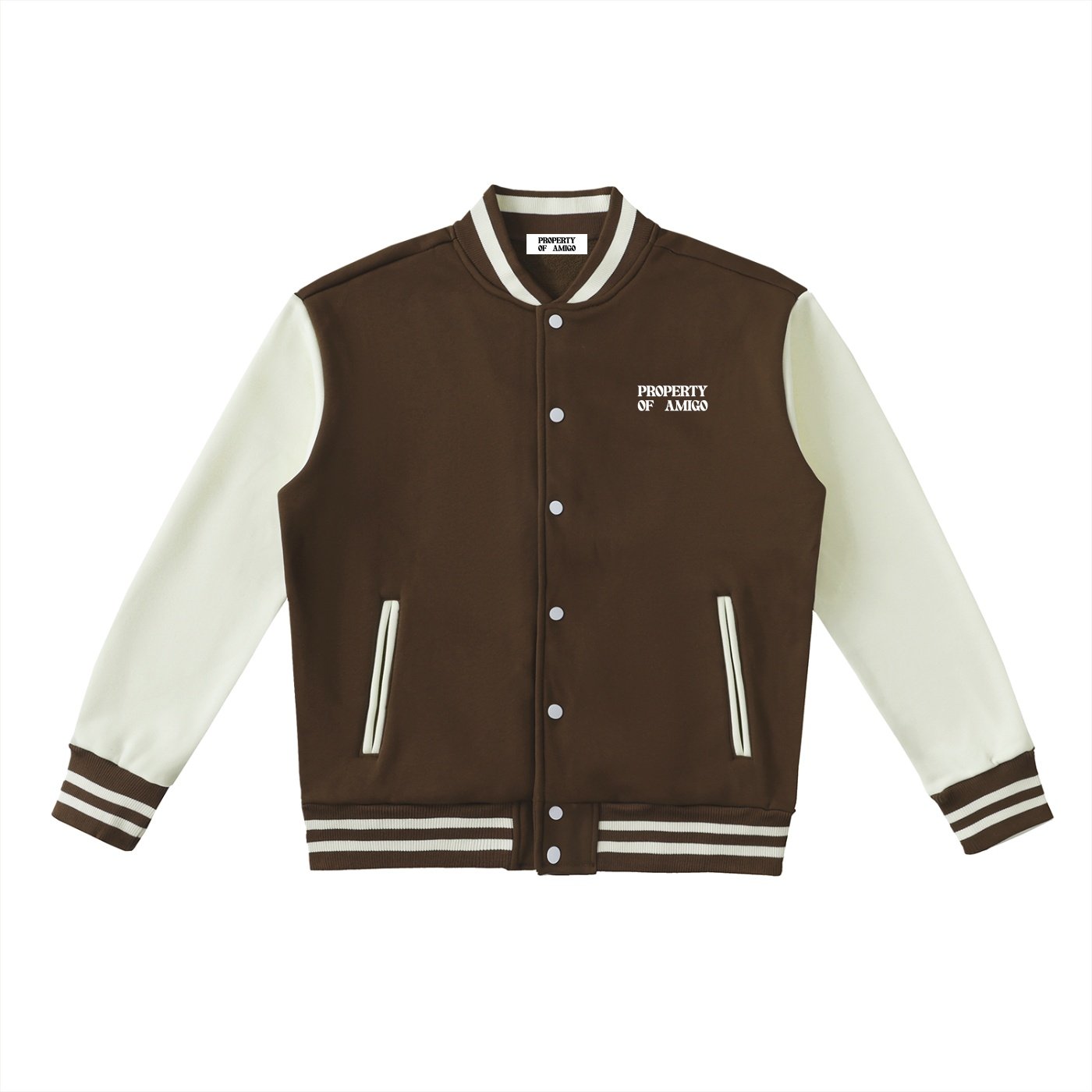 Fleece Varsity Jacket - Image 7