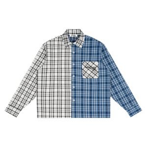 Patchwork Long Sleeve Shirt