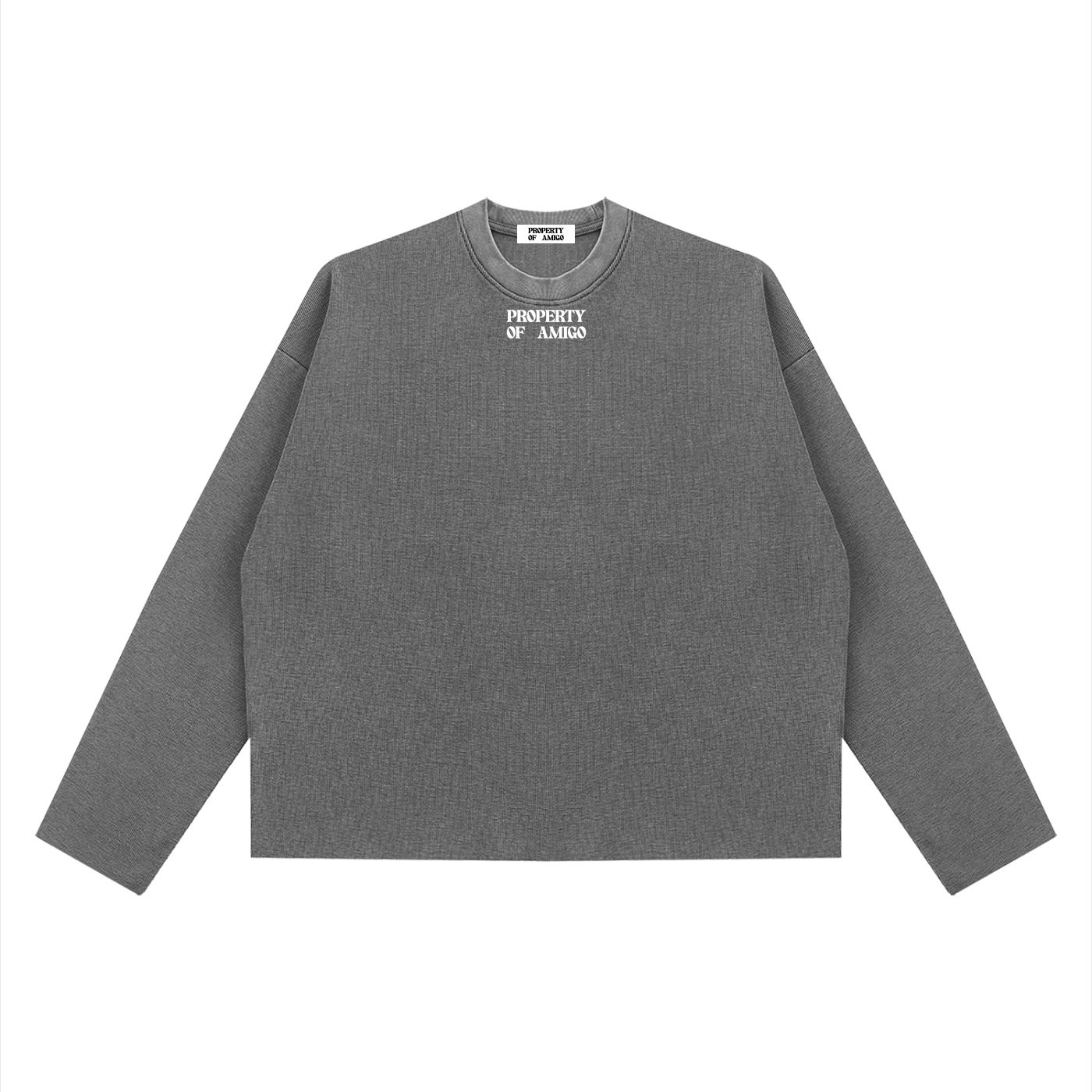 Waffle Texture Long Sleeve Shirt - Image 7