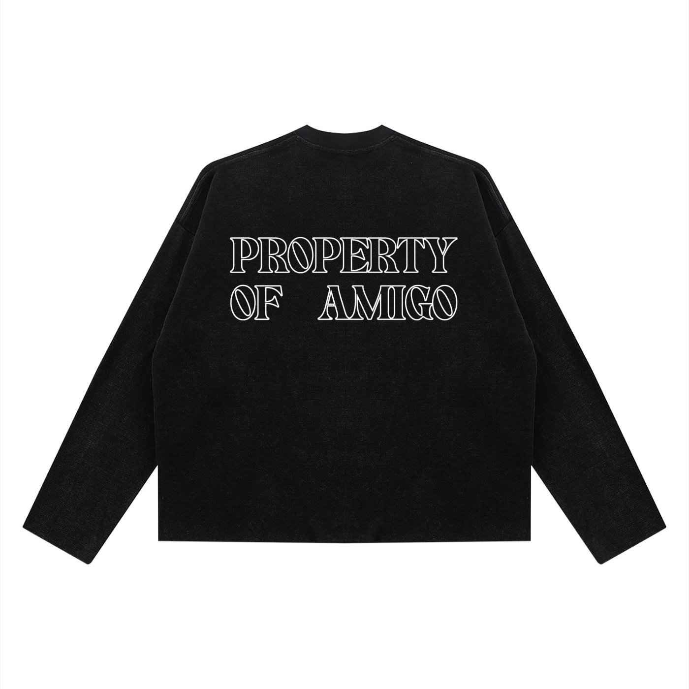 Waffle Texture Long Sleeve Shirt - Image 2