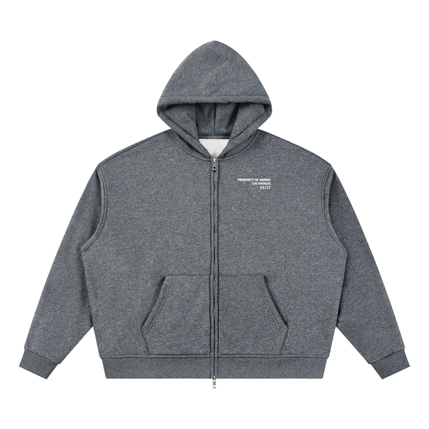 Zipper Sparkle Hoodie - Image 3