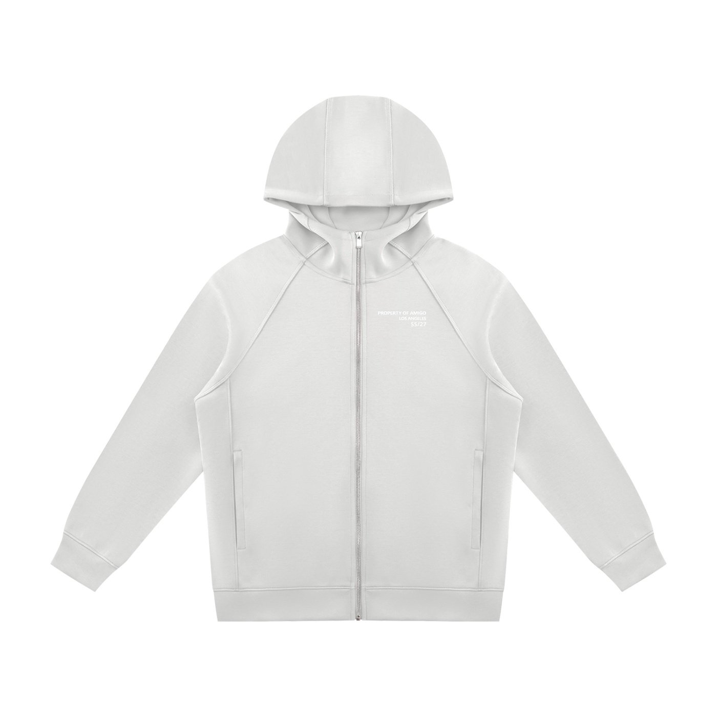 Raglan Zipper Hoodie - Image 3