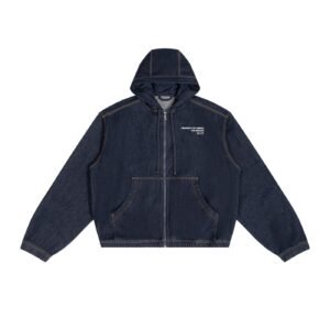 Zip-up Denim Jacket