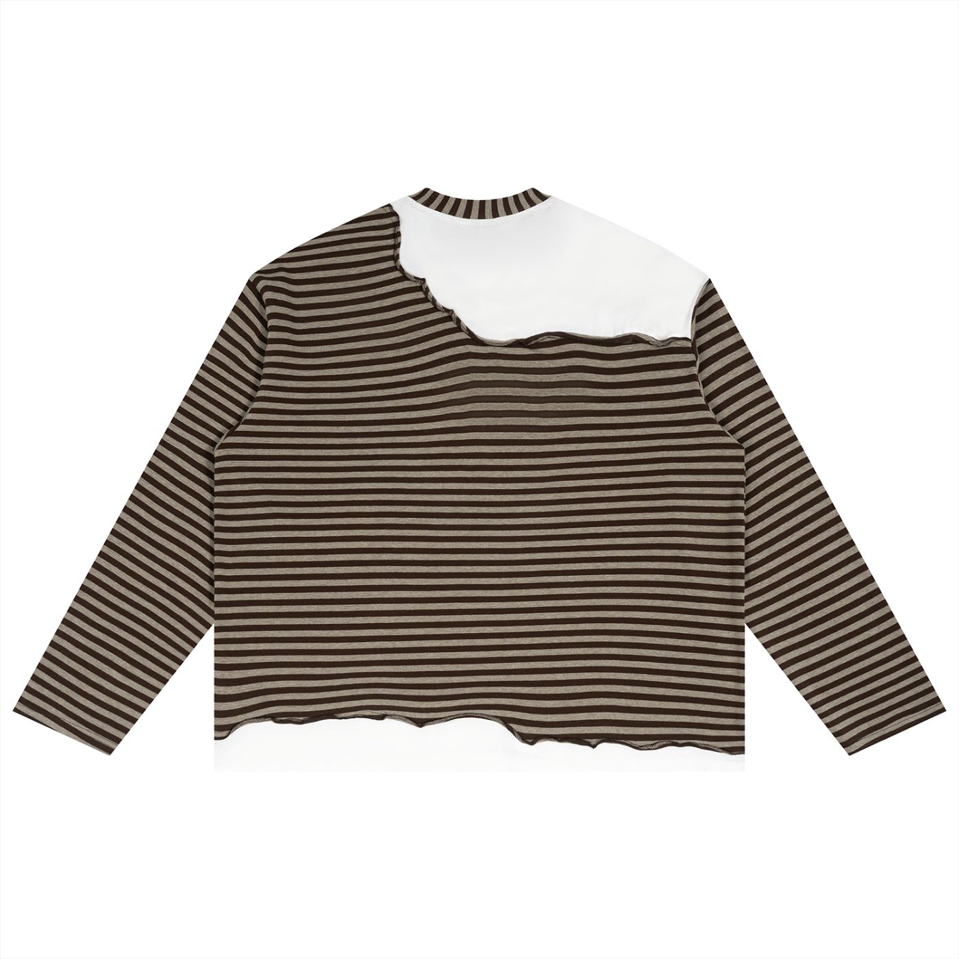 Patchwork Long Sleeve T-Shirt - Image 6