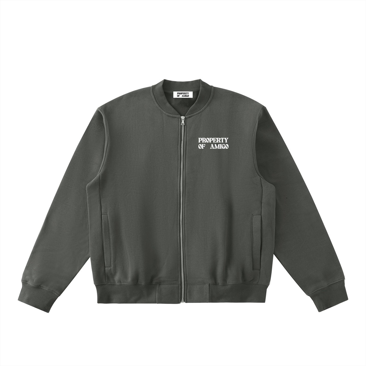 Zip-Up Varsity Jacket - Image 3