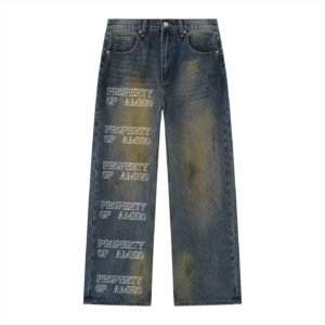 Vintage Wash Denim Jeans