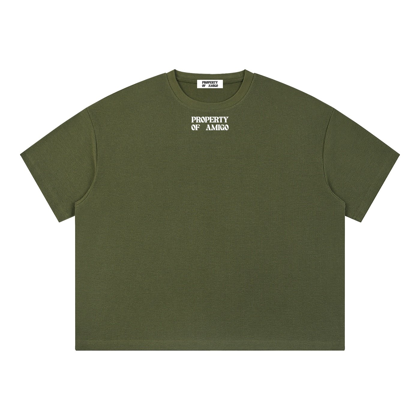 Waffle Texture T-Shirt - Image 7