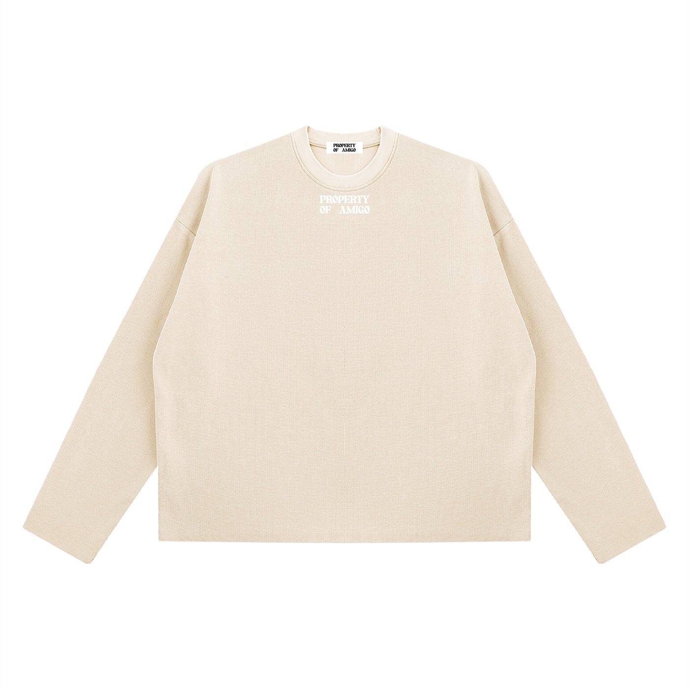 Waffle Texture Long Sleeve Shirt - Image 3