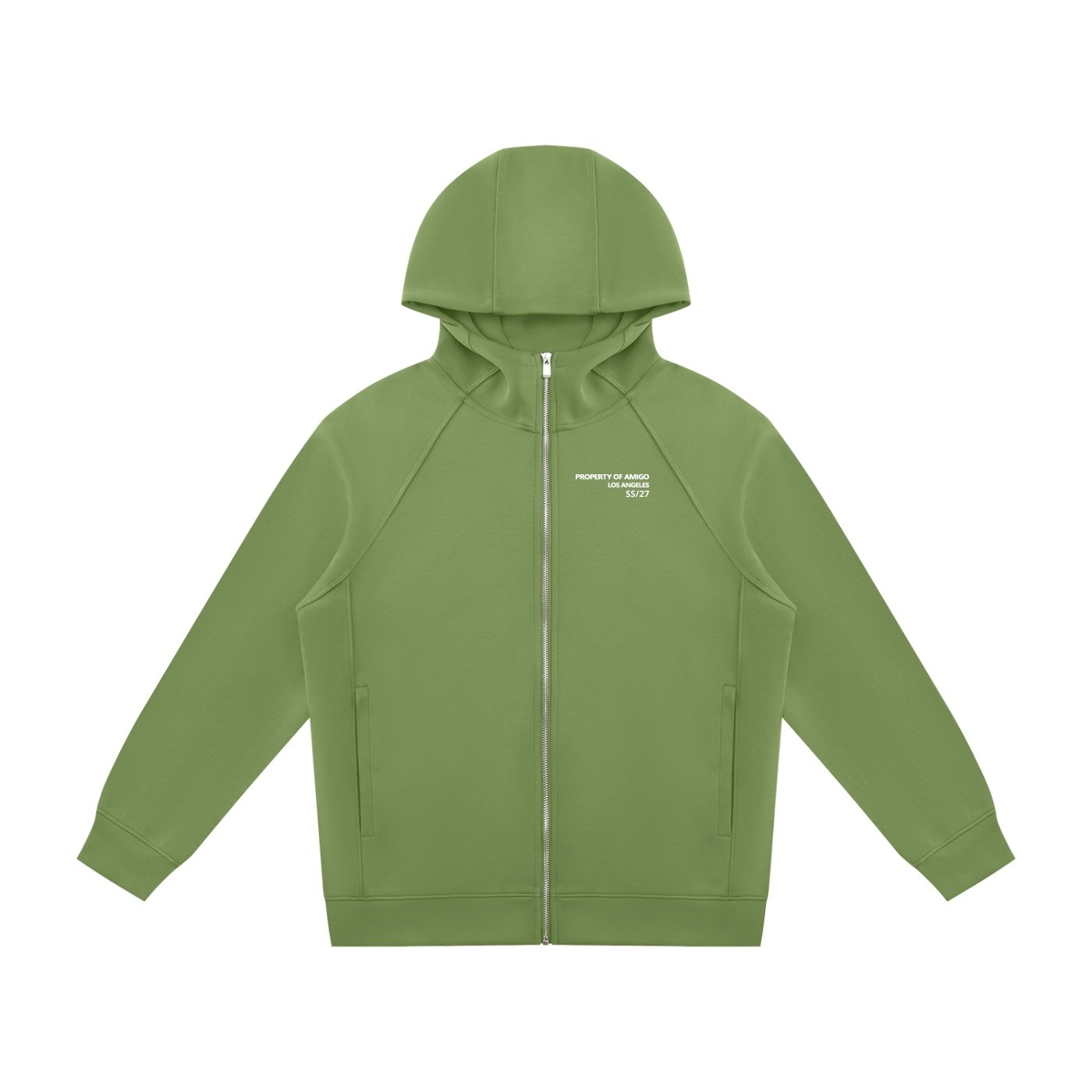 Raglan Zipper Hoodie - Image 7