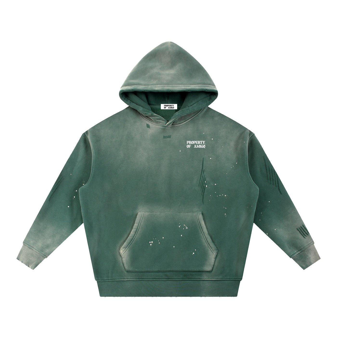 Frayed Fleece Hoodie - Image 7