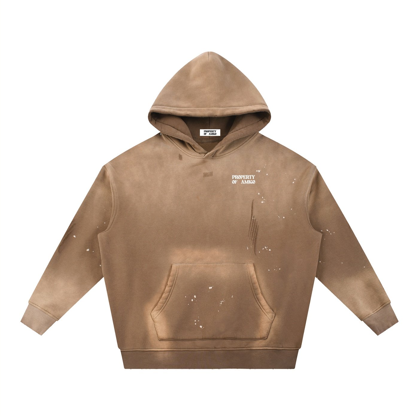 Frayed Fleece Hoodie - Image 9