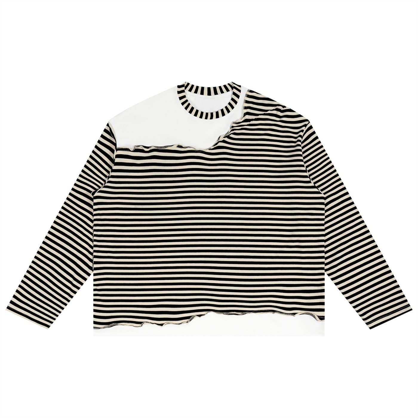Patchwork Long Sleeve T-Shirt