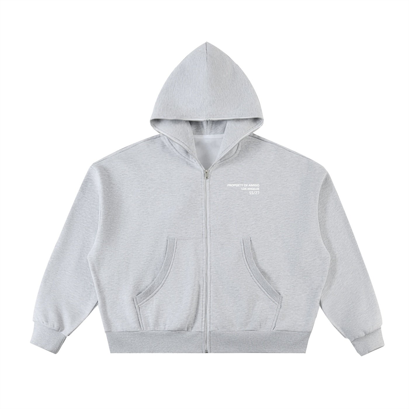 Fleece Full Zipper Hoodie - Image 3