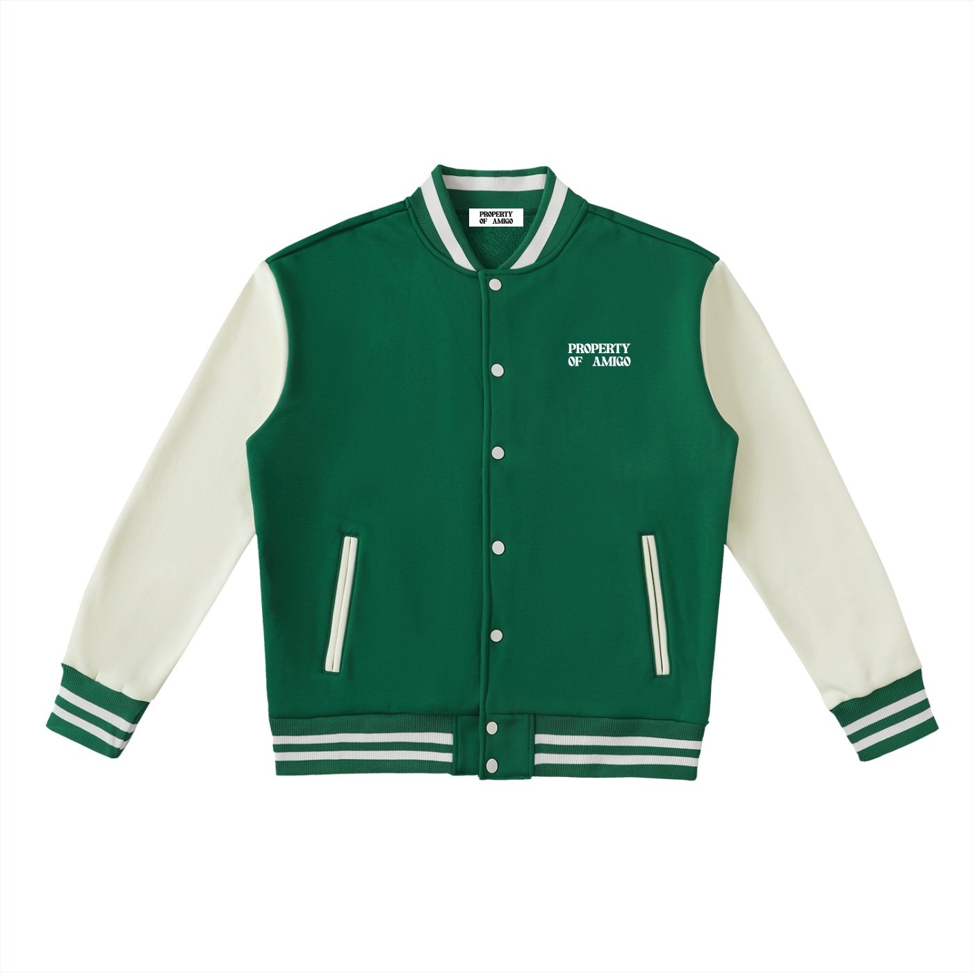 Fleece Varsity Jacket - Image 5