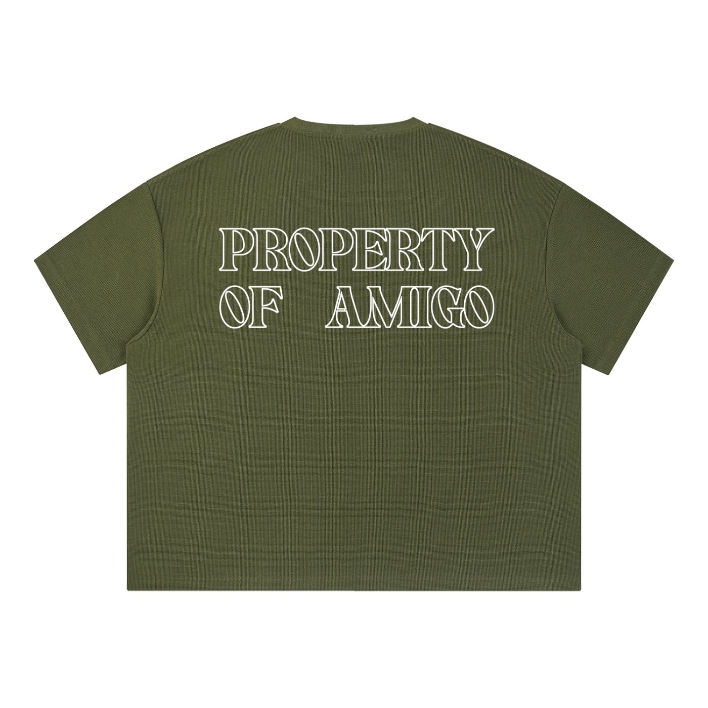 Waffle Texture T-Shirt - Image 8