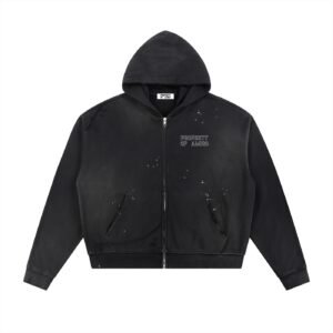 Sun-Faded Zipper Hoodie