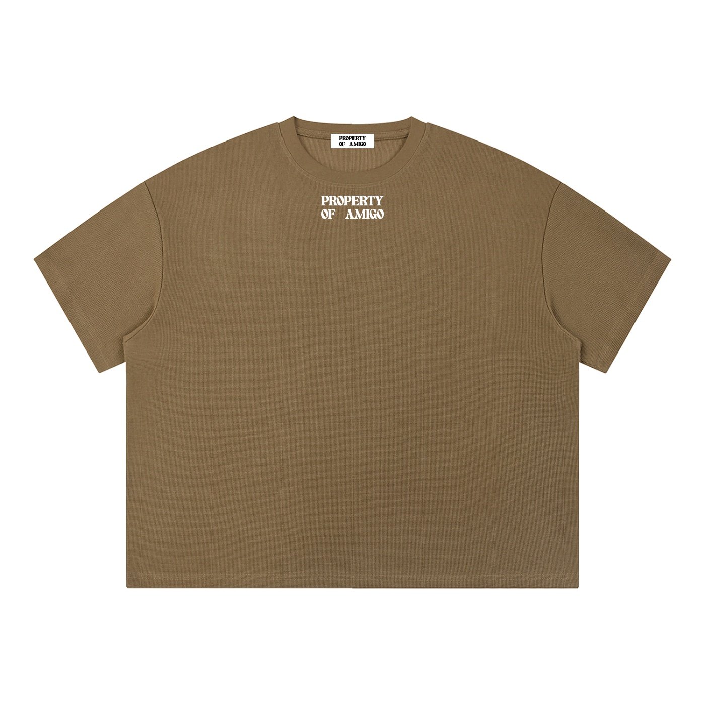 Waffle Texture T-Shirt - Image 5