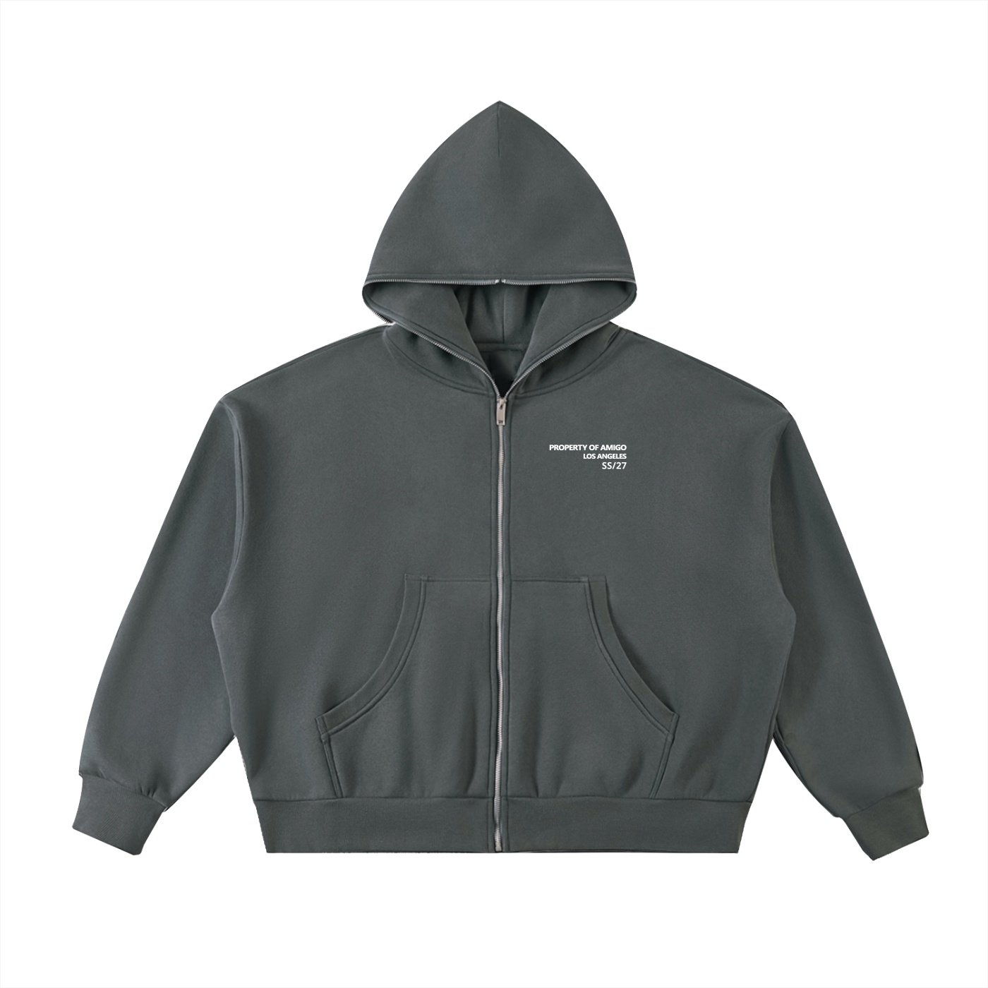 Fleece Full Zipper Hoodie - Image 5