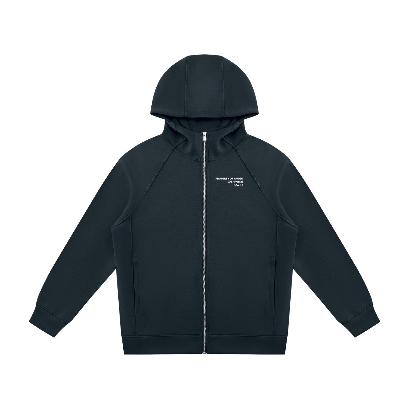 Raglan Zipper Hoodie - Image 11