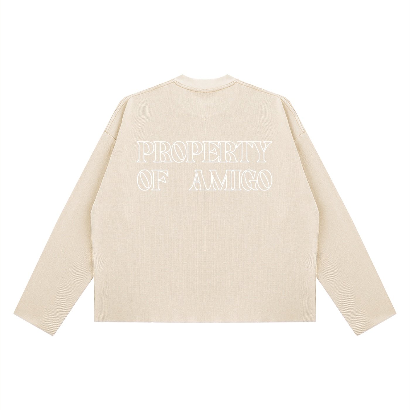 Waffle Texture Long Sleeve Shirt - Image 4