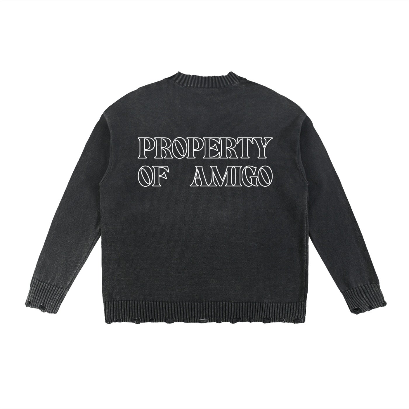 Vintage Frayed Sweater - Image 2