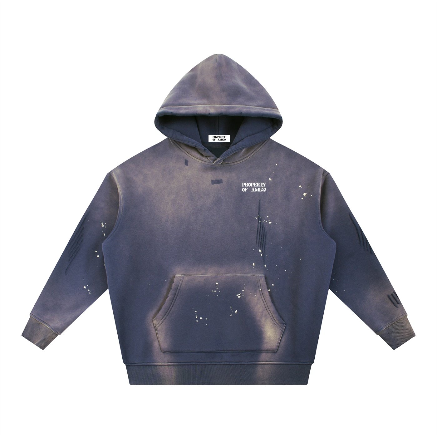 Frayed Fleece Hoodie - Image 5