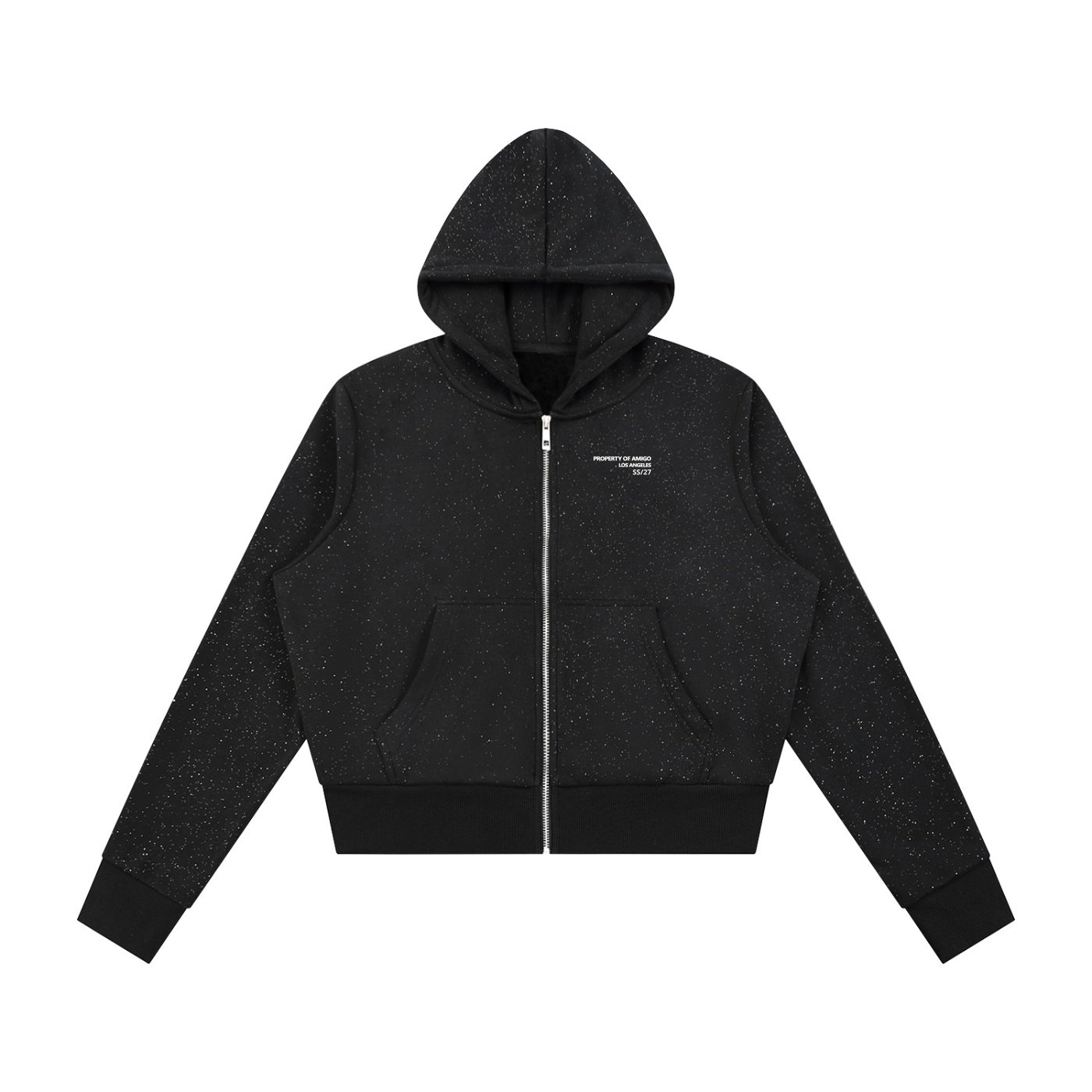 Women's Sparkle Zipper Hoodie