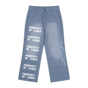 Paint Splatter Denim Jeans